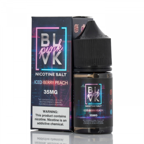 BLVK ICED BERRY PEACH SALT 30ML