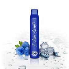 IVG BAR MAX BLUEBERRY SOUR RASPBERRY ICE DISPOSABLE VAPE 3000 PUFFS
