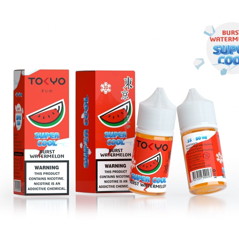 TOKYO SUPER COOL SERIES BURST WATERMELON ICE NIC SALT