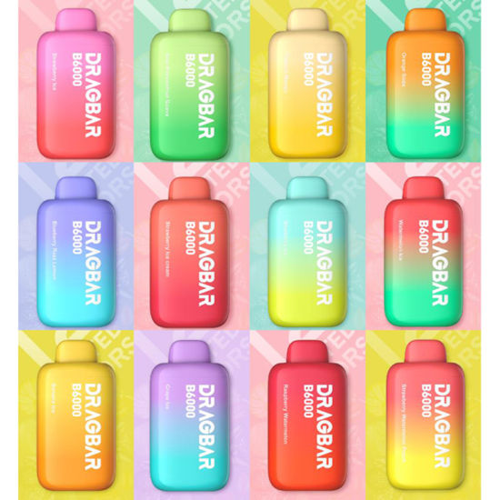 Zovoo Dragbar B6000 Disposable Drag Bar Box 6000 Mesh Coil 13ml 500mAh