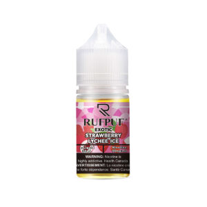 RUFPUF EXOTIC SERIES STRAWBERRY LYCHEE ICE NIC SALT 30ML
