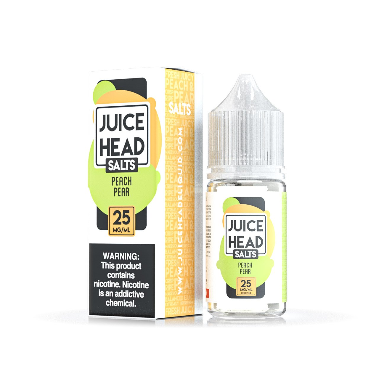 JUICE HEAD EXTRA FREEZE PEACH PEAR NICOTINE SALTS 30ML
