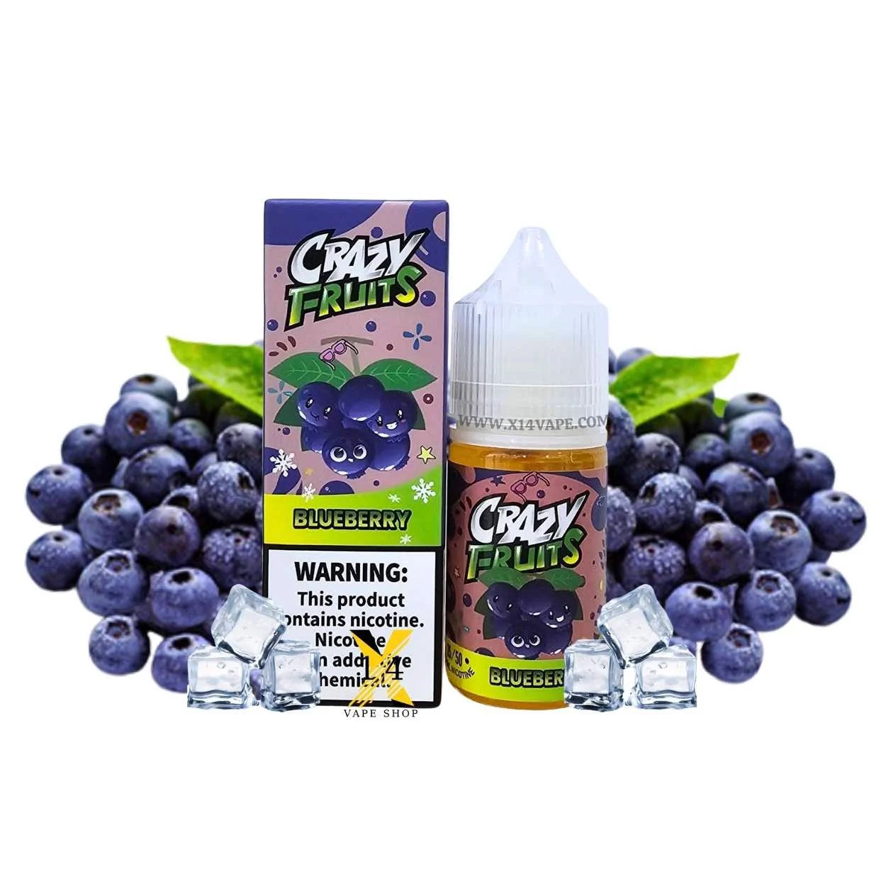 CRAZY FRUITS BLUEBERRY NIC SALT 30ML