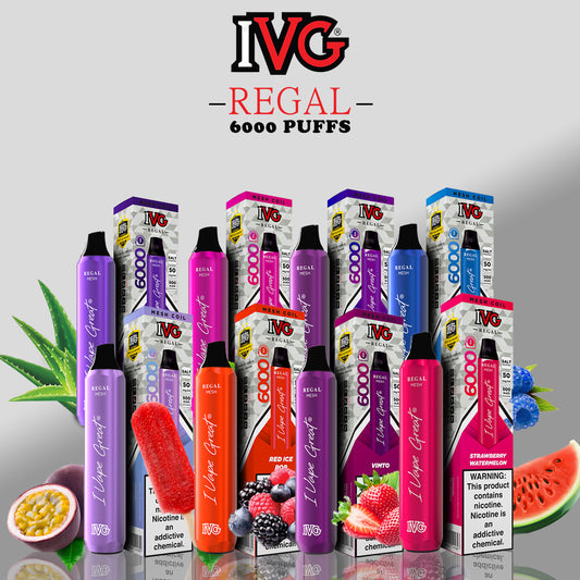 IVG REGAL MESH COIL 6000 PUFFS DISPOSABLE VAPE