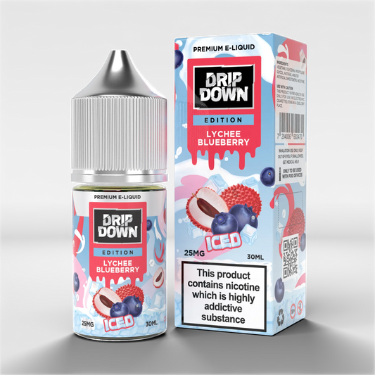 DRIP DOWN EDITION SERIES LYCHEE BLUEBERRY ICED 30ML