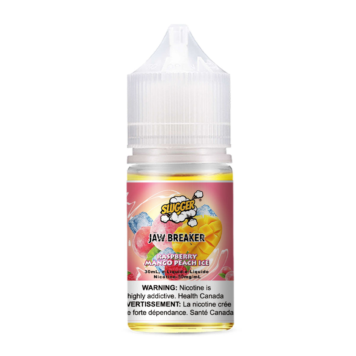 SLUGGER JAW BREAKER RASPBERRY MANGO PEACH ICE 35MG 30ML