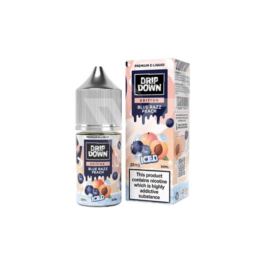 DRIP DOWN EDITION SERIES BLUE RAZZ PEACH ICED 30ML