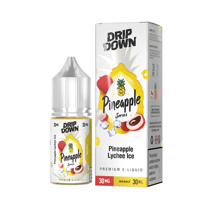DRIP DOWN PINAPPLE LYCHEE ICE 30ML NIC SALT