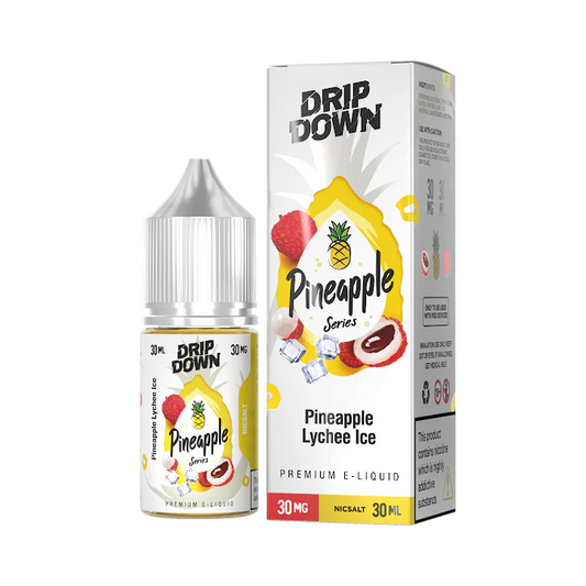 DRIP DOWN PINAPPLE LYCHEE ICE 30ML NIC SALT