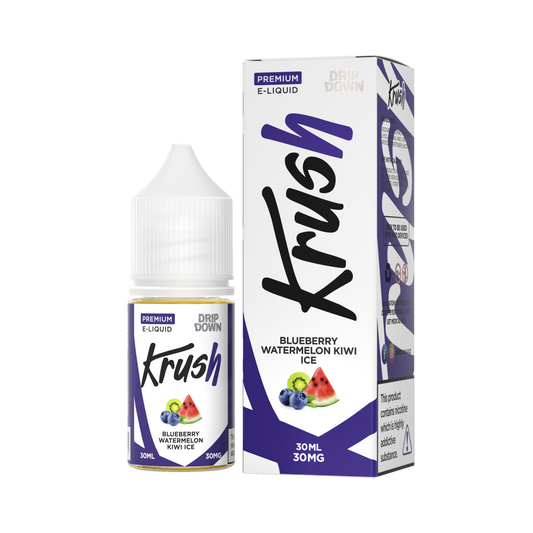 KRUSH BY DRIP DOWN BLUEBERRY WATERMELON KIWI ICE 30ML