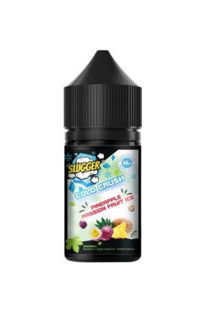 SLUGGER COLD CRUSH SERIES PINEAPPLE PASSIONFRUIT ICE 30ML NIC SALT