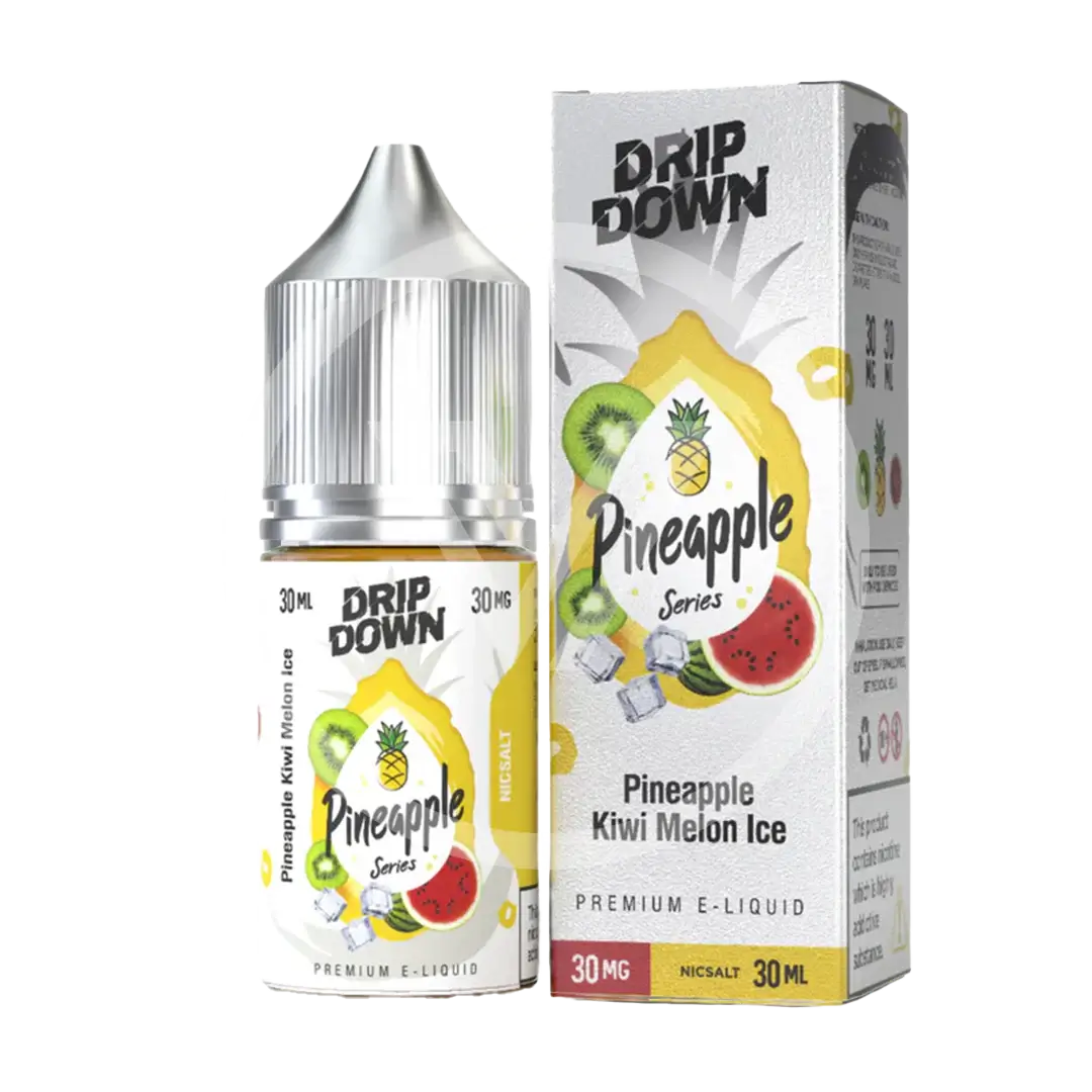 DRIP DOWN PINEAPPLE KIWI MELON ICE 30ML NIC SALT