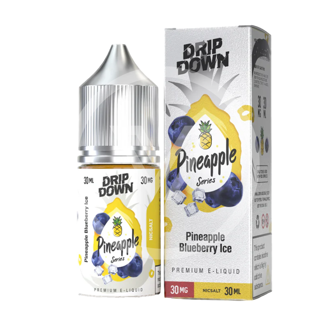DRIP DOWN PINEAPPLE SERIES PINEAPPLE BLUEBERRY ICE 30ML NIC SALT
