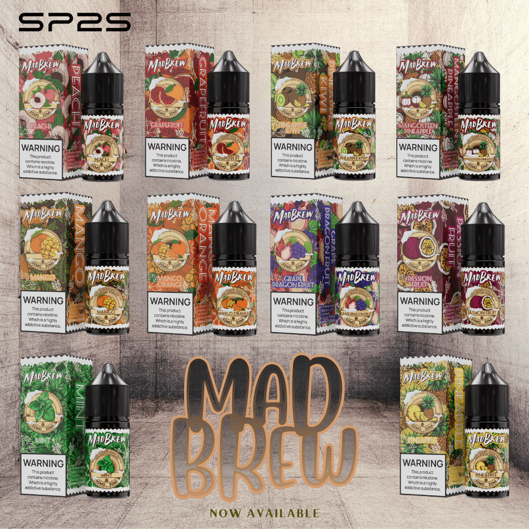 MAD BREW BY SP2S NIC SALT SERIES 30ML