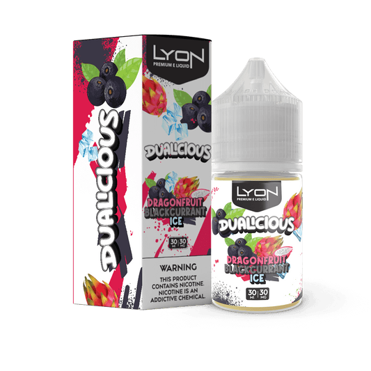 LYON DUALICIOUS DRAGONFRUIT BLACKCURRANT 30ML NIC SALT