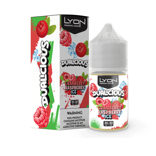 LYON DUALICIOUS CRANBERRY RASPBERRY 30ML NIC SALT