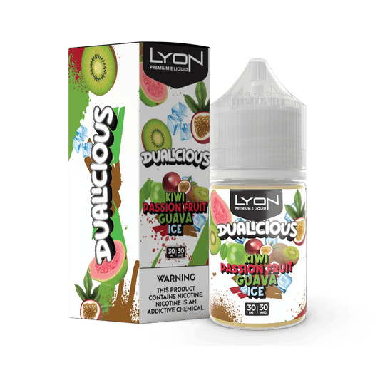 LYON DUALICIOUS KIWI PASSIONFRUIT GUAVA 30ML NIC SALT