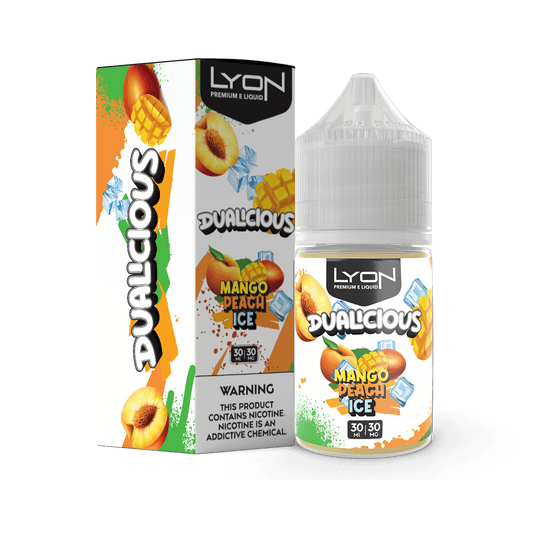 LYON DUALICIOUS MANGO PEACH 30ML NIC SALT