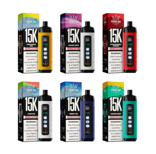 AL FAKHER CROWN BAR 15K PUFFS ADJUSTABLE ICE