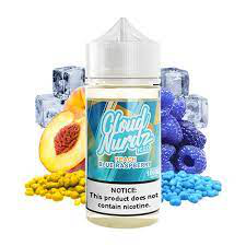 CLOUD NURDZ PEACH BLUE RASPBERRY ICED