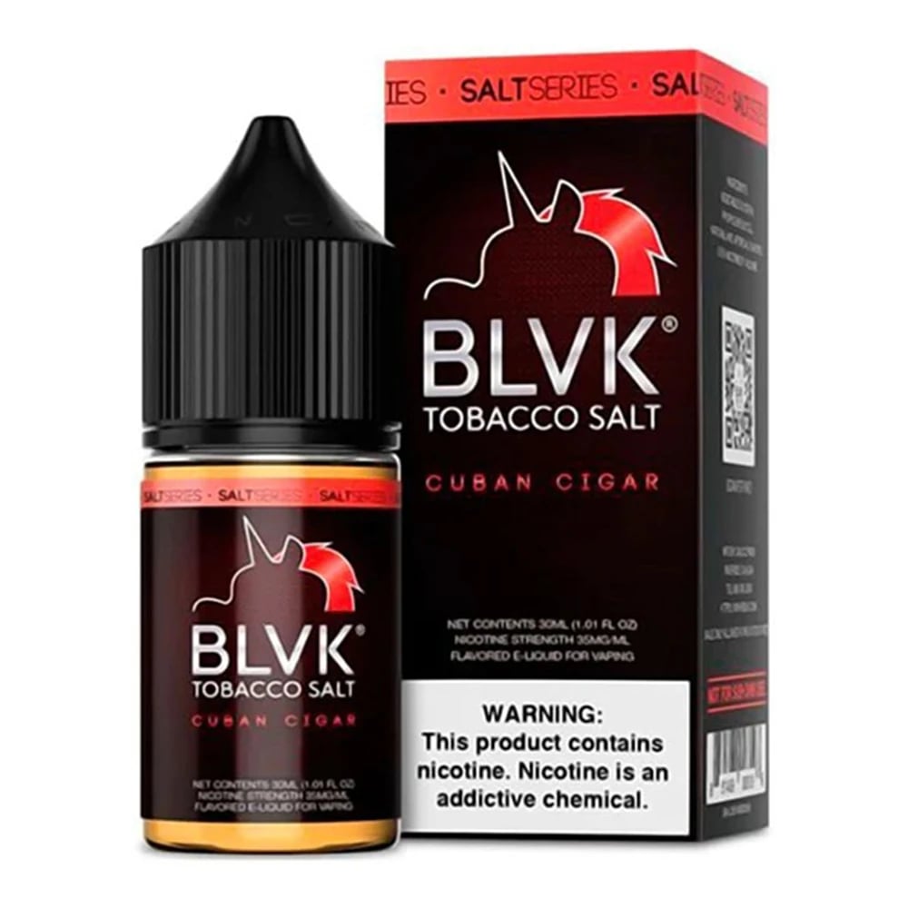 BLVK CUBAN CIGAR TOBACCO NIC SALT