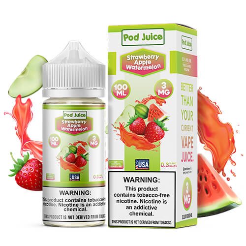 POD JUICE STRAWBERRY APPLE WATERMELON 100ML