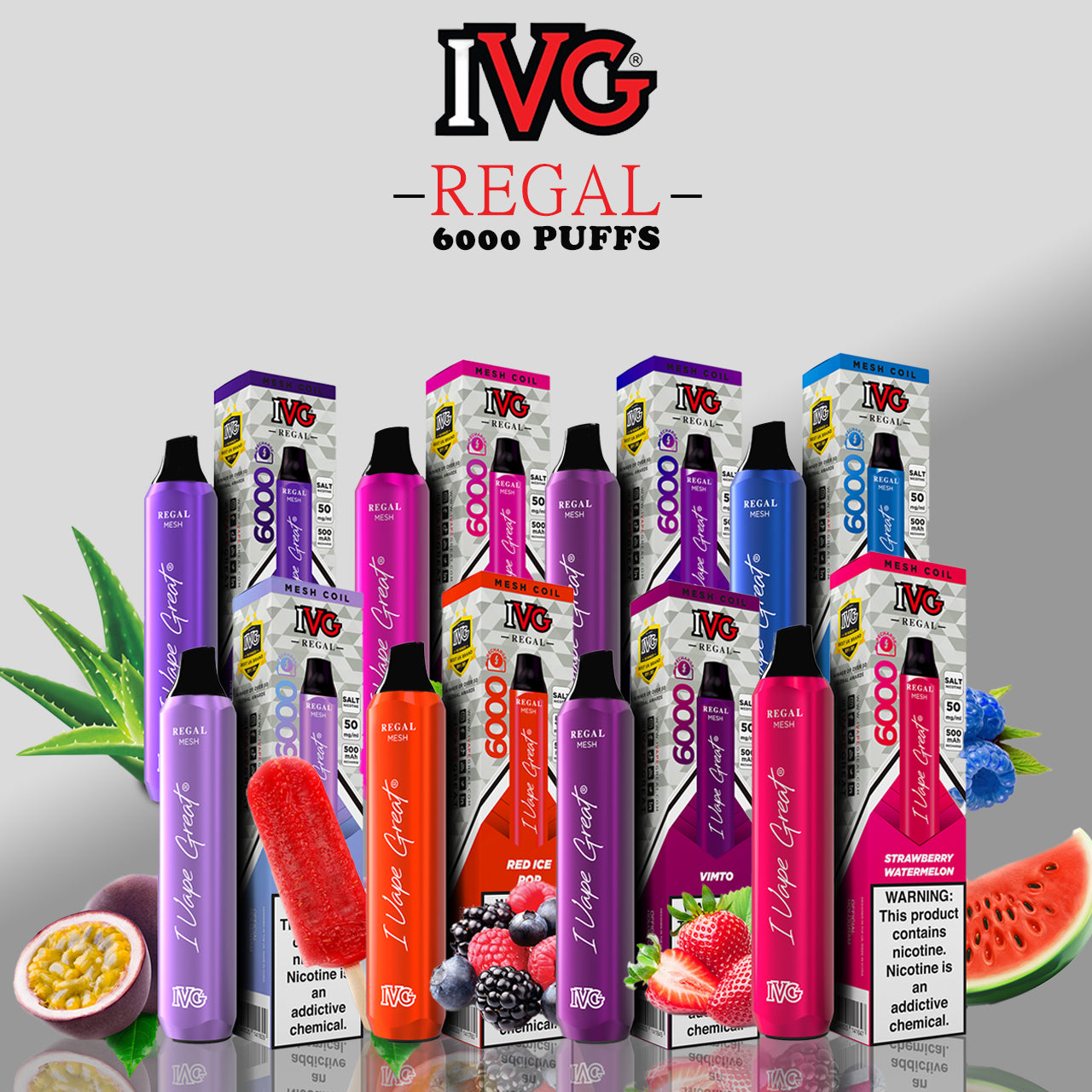 IVG REGAL MESH COIL 6000 PUFFS DISPOSABLE VAPE