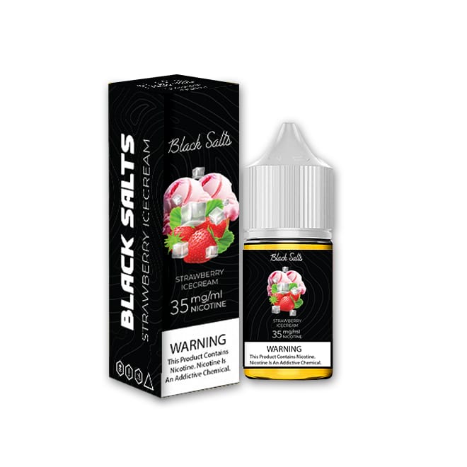 BLACK SALTS STRAWBERRY ICECREAM ICE 30ML NIC SALT