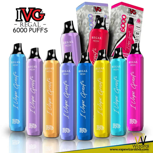 IVG REGAL MESH 6000 PUFFS 20MG DISPOSABLE