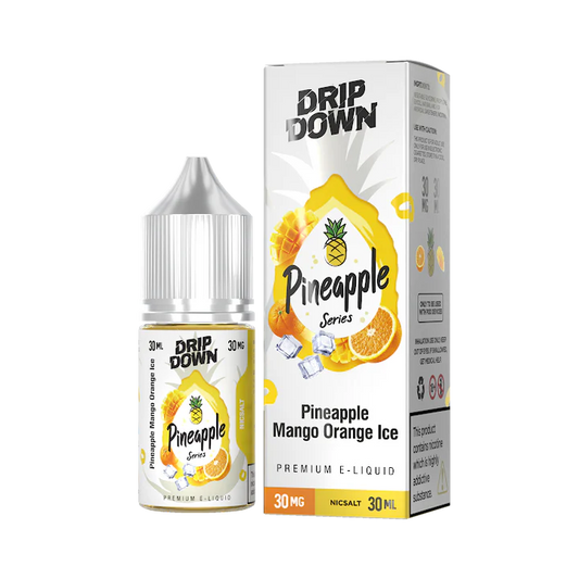 DRIP DOWN PINAPPLE MANGO ORANGE ICE 30ML NIC SALT