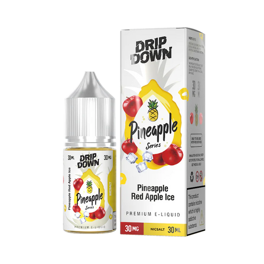DRIP DOWN PINAPPLE RED APPLE ICE 30ML NIC SALT