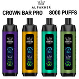 AL FAKHER CROWN BAR 8000 PRO DUAL MODE 0.5% FREEBASE DISPOSABLE