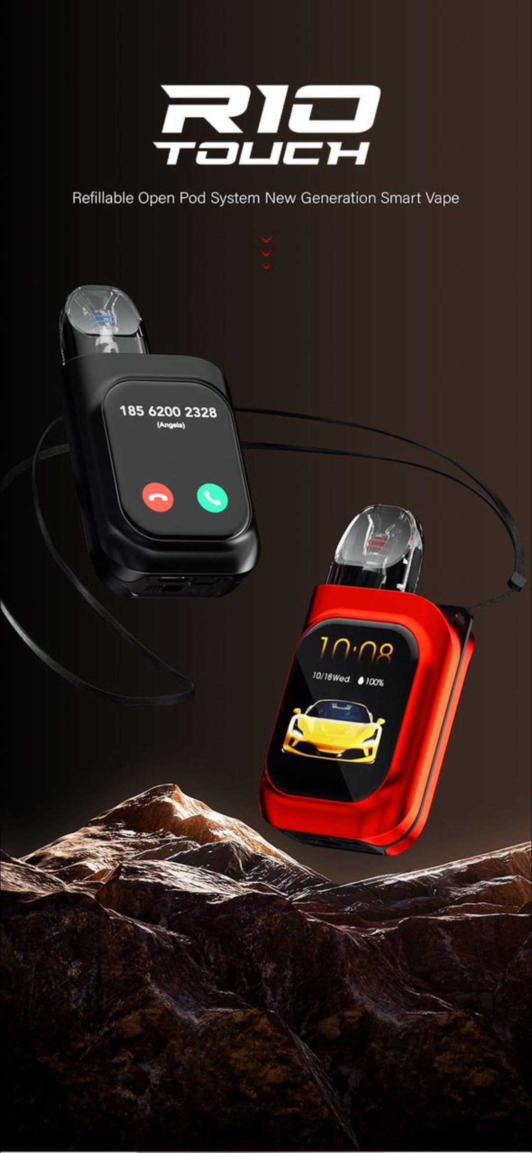 TOUCH BY RIO 30W SMART POD KIT (COMPATIBLE WITH OXVA CARTRIDGES)