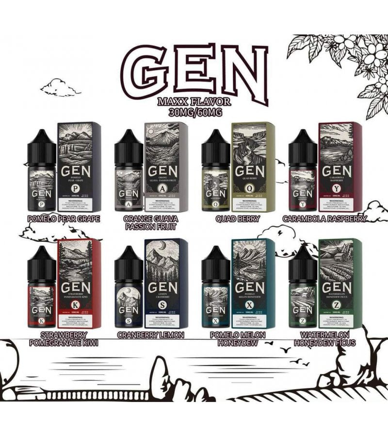 GEN A ORANGE GUAVA - PASSIONFRUIT 30ML NIC SALT