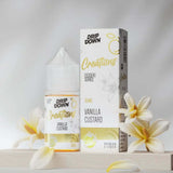 DRIP DOWN CREATIONS VANILLA CUSTARD 30ML NIC SALT