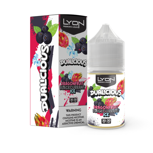 LYON DUALICIOUS DRAGONFRUIT BLACKCURRANT 30ML NIC SALT