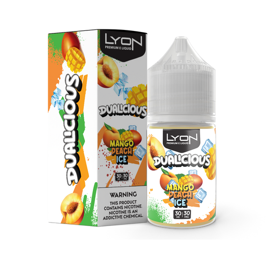LYON DUALICIOUS MANGO PEACH 30ML NIC SALT