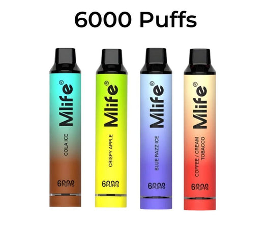 MLIFE 6000 PUFFS DISPOSABLE VAPE