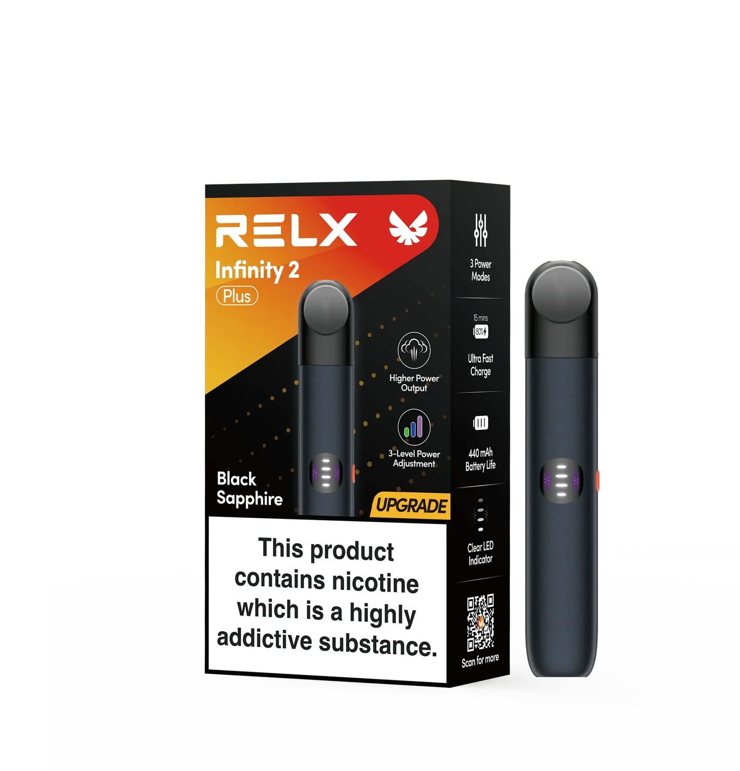 RELX INFINITY 2 440 mAh ULTRA FAST CHARGE