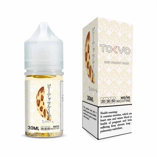 Tokyo Iced Peanut Cake Salt 30ml in Karachi | vapes Shop in Karachi e cigarettes online store Karachi - Dark Cloud Vapors