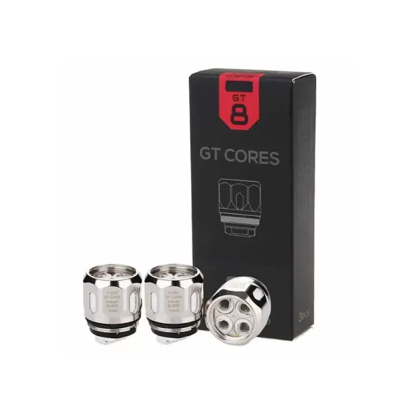 Dark Cloud Vapors provides VAPORESSO GT 8 CORES REPLACEMENT COIL in Karachi