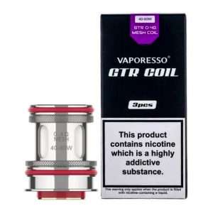 Dark Cloud Vapors provides VAPORESSO GTR MESH REPLACEMENT COIL 0.4 OHMS in Karachi