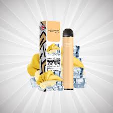 NERD BAR 3000 PUFFS BANANA ICE DISPOSABLE 20MG