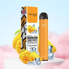 NERD BAR 3000 PUFFS MANGO ICE DISPOSABLE 20MG