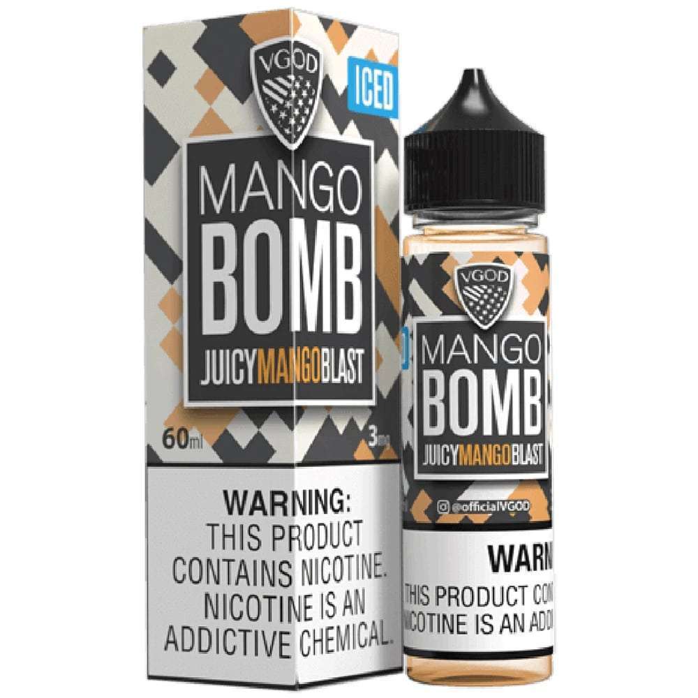 Vgod Mango Bomb Iced in Karachi | best vapes Shop in Karachi e cigarettes online store Karachi - Dark Cloud Vapors