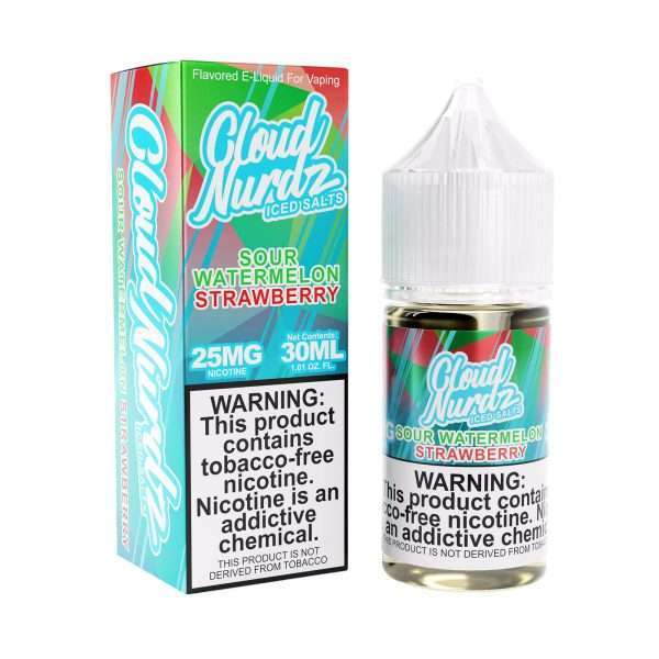 Cloud Nurdz Watermelon Strawberry Iced in Karachi | vapes Shop in Karachi e cigarettes online store Karachi - Dark Cloud Vapors