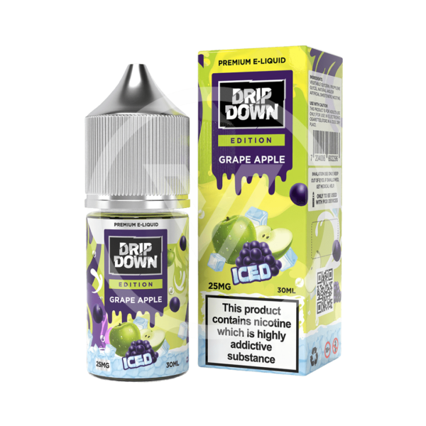 DRIP DOWN EDITION SERIES GRAPE APPLE ICED 30ML