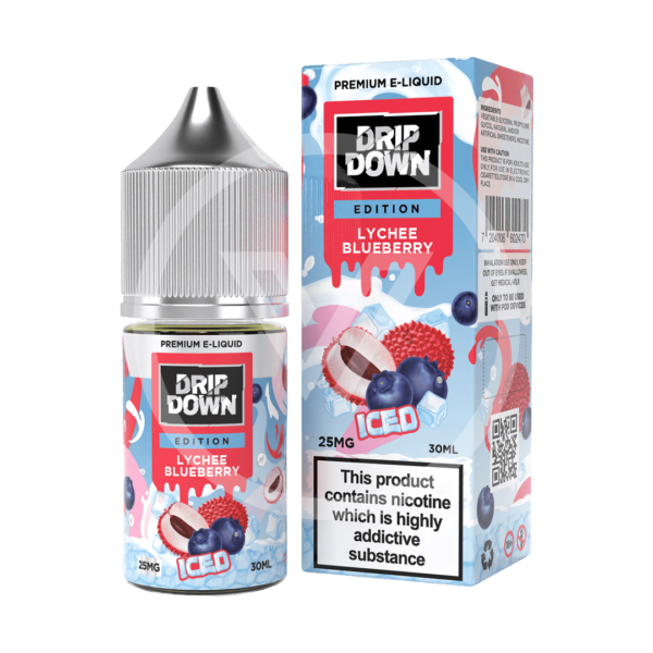 DRIP DOWN EDITION SERIES LYCHEE BLUEBERRY ICED 30ML