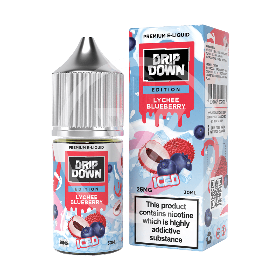 DRIP DOWN EDITION SERIES LYCHEE BLUEBERRY ICED 30ML