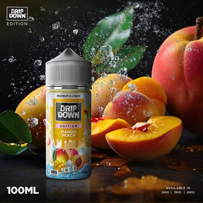 DRIP DOWN EDITION SERIES MANGO PEACH ICE 100ML